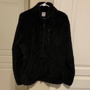 Black puffy jacket